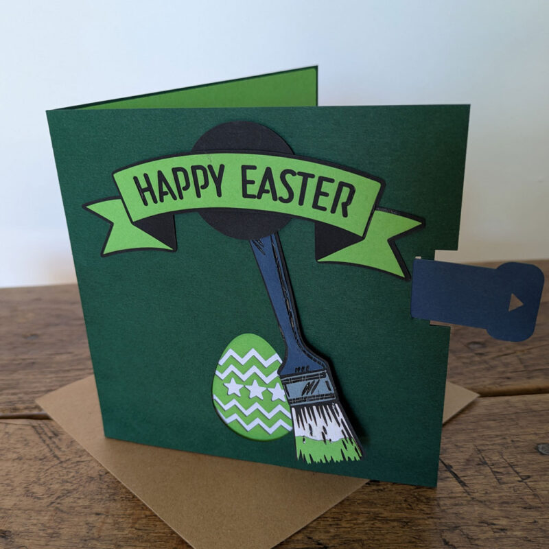 Pull tab Easter egg greetings card - Image 2