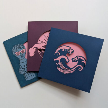 'Artmix' 3d cards - set of 6