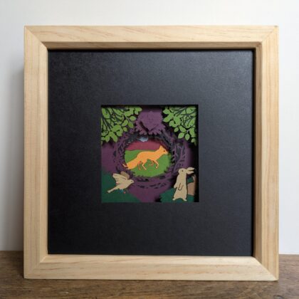 Rotating woodland animals 3D picture - The Rotate Gallery