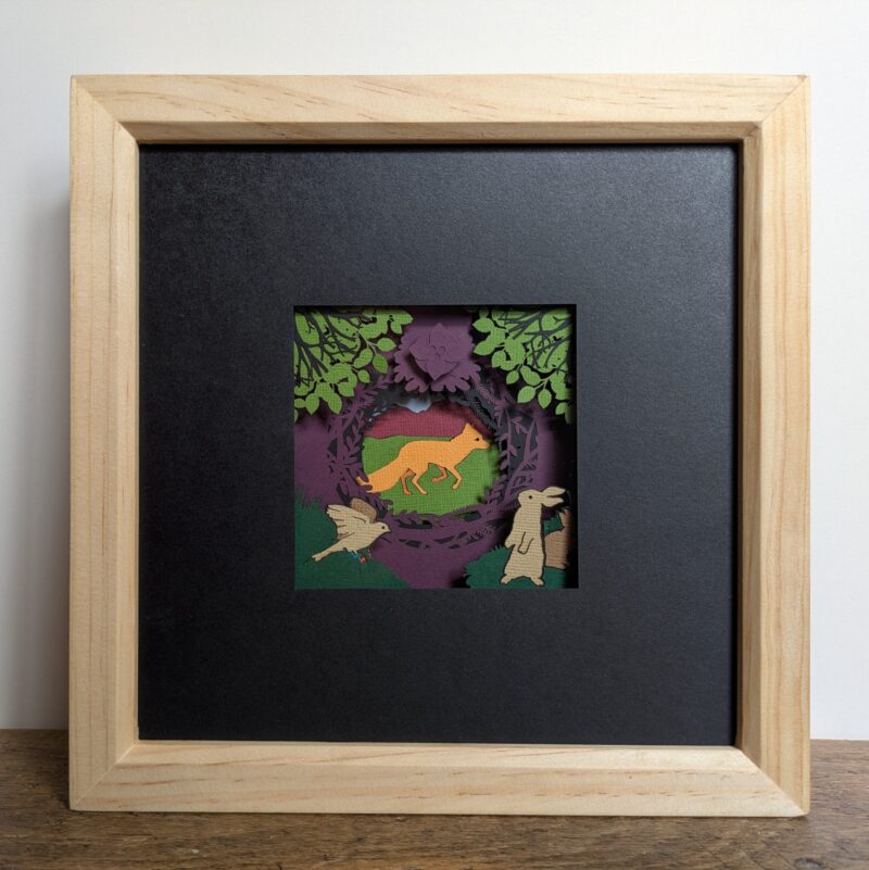 Rotating woodland animals 3D picture - The Rotate Gallery