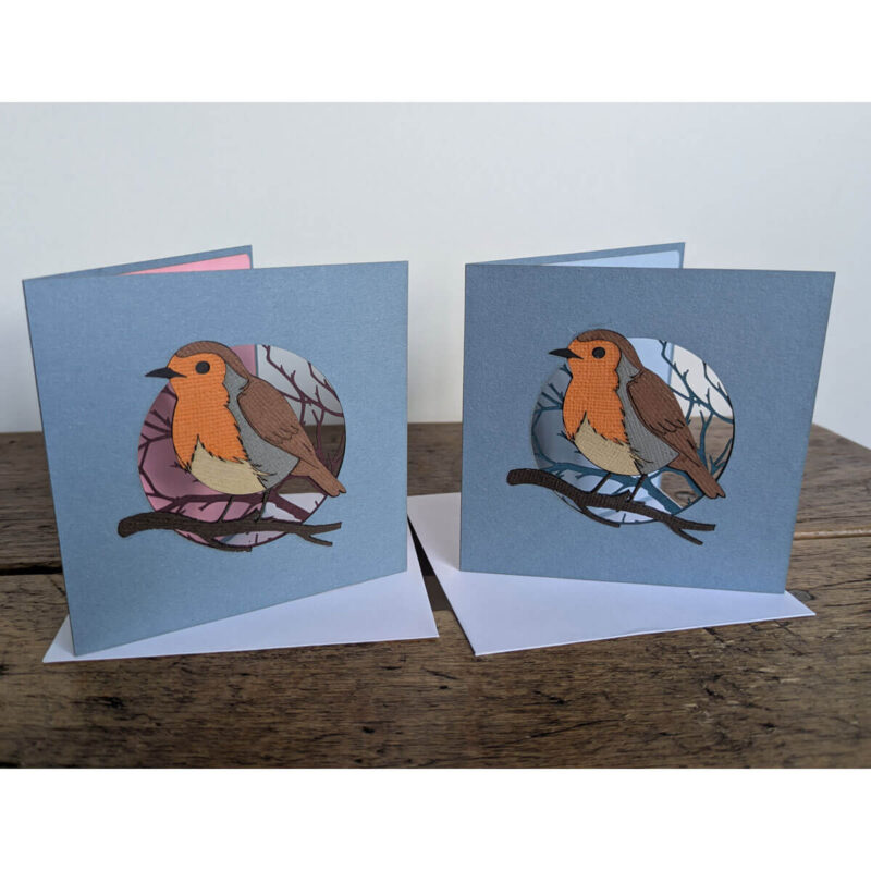 Robin Christmas cards - set of 6 - Image 3